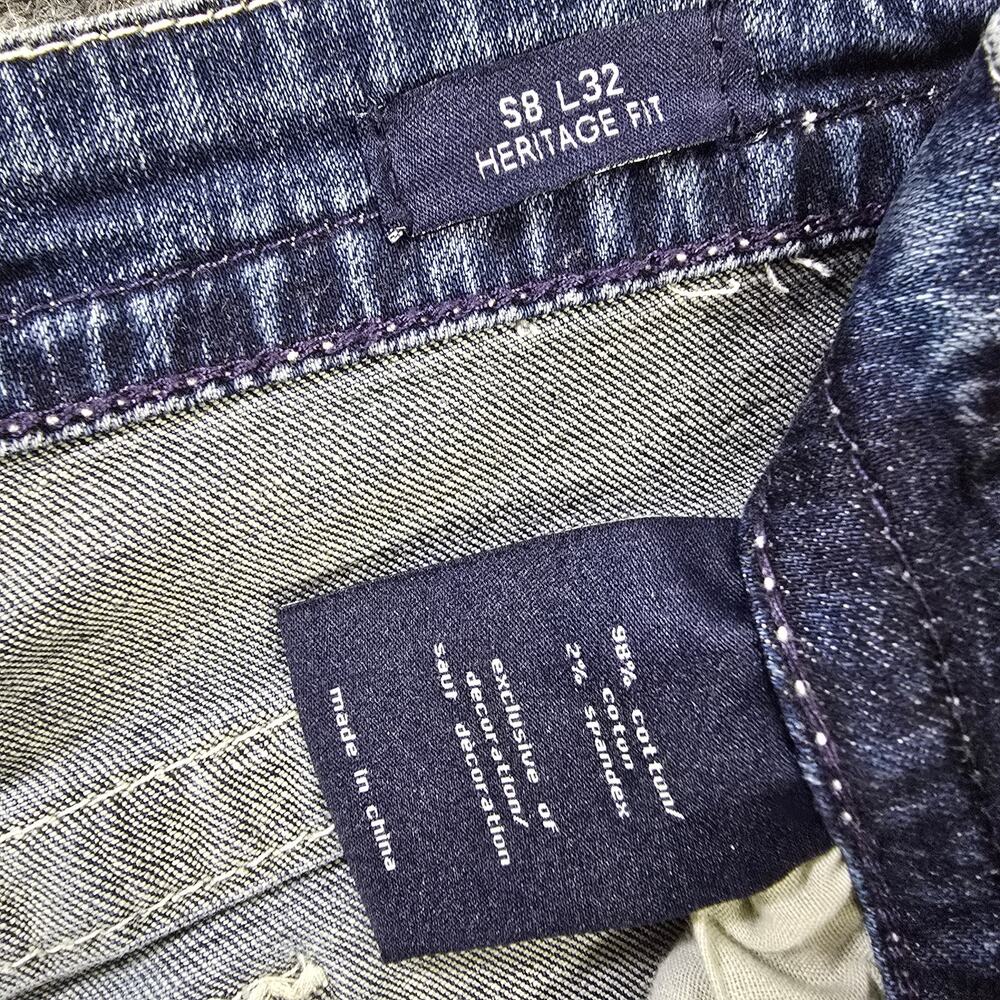 Vigoss Slim Boot Jeans Womens S8 L32 or 32x32 Blue Heritage Fit Stretch Denim - Picture 3 of 9
